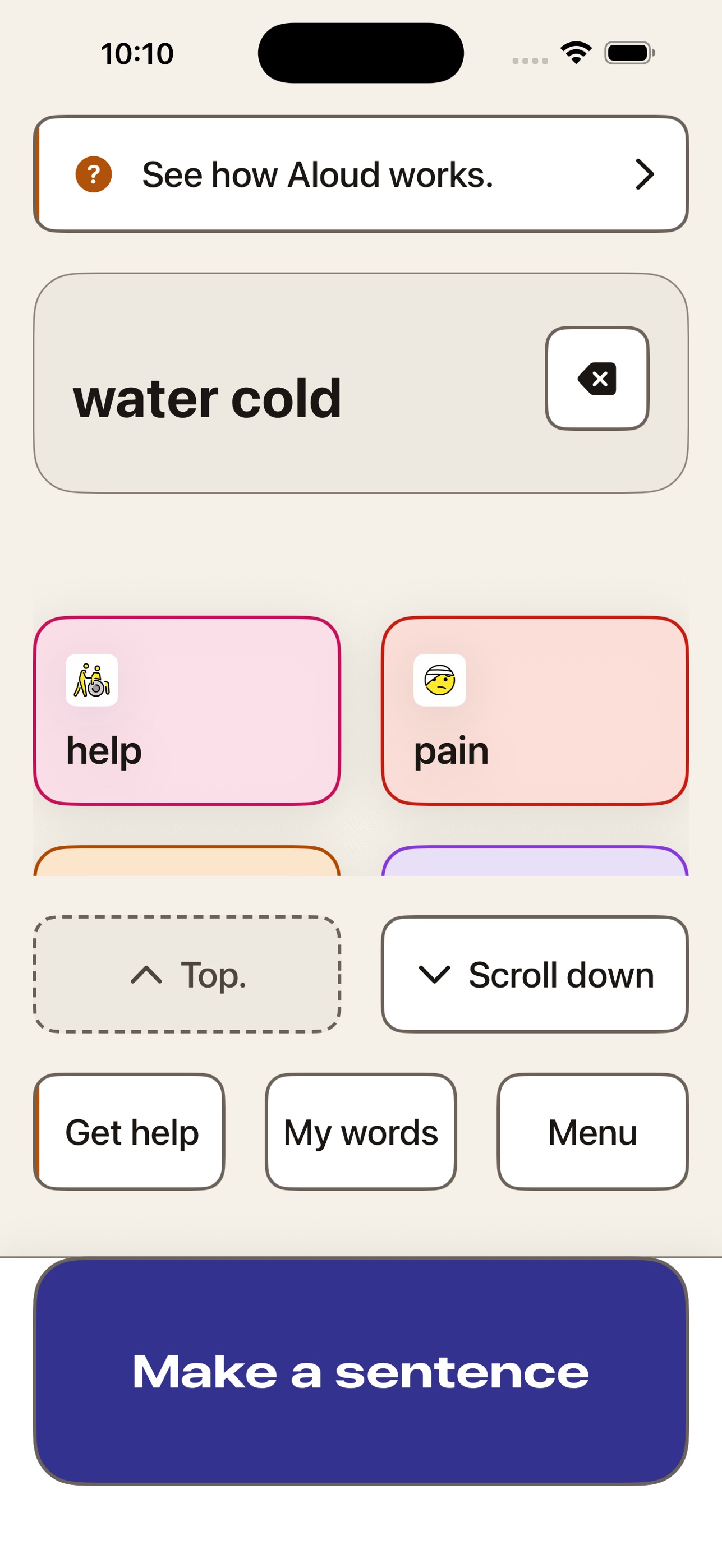 Screenshot 2 of Aloud AAC