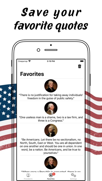 Presidents Motivational Quotes Screenshot
