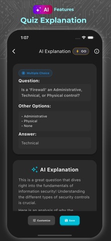 Cybersecurity Quiz App Screenshot 3 of 8