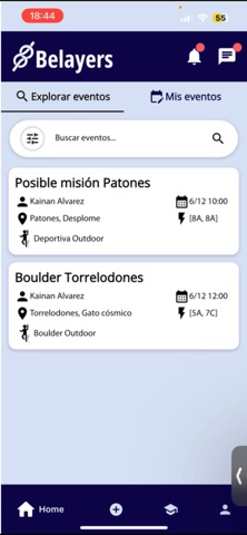 Belayers screenshot