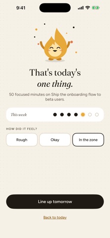 Dayflint: One Thing a Day screenshot 3