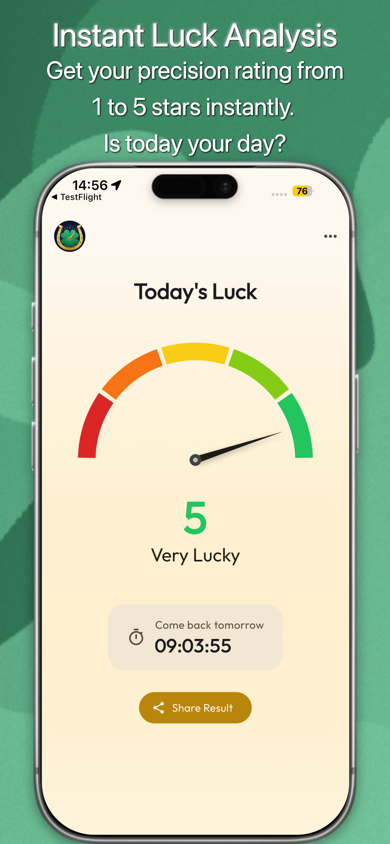 Luck Meter: Daily Luck Measure screenshot 2