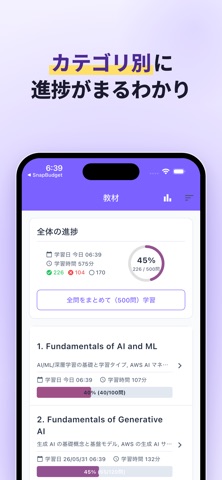 AWS認定AIプラクティショナー模擬試験 のスクリーンショット