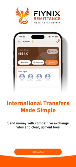 Fiynix Remittance screenshot 1