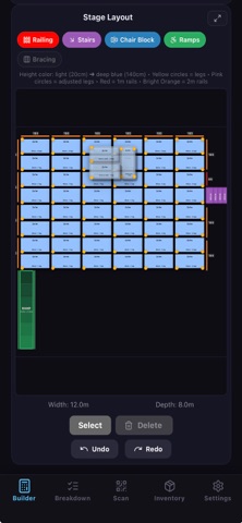 Stage Builder X screenshot