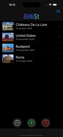 Billist app screenshot