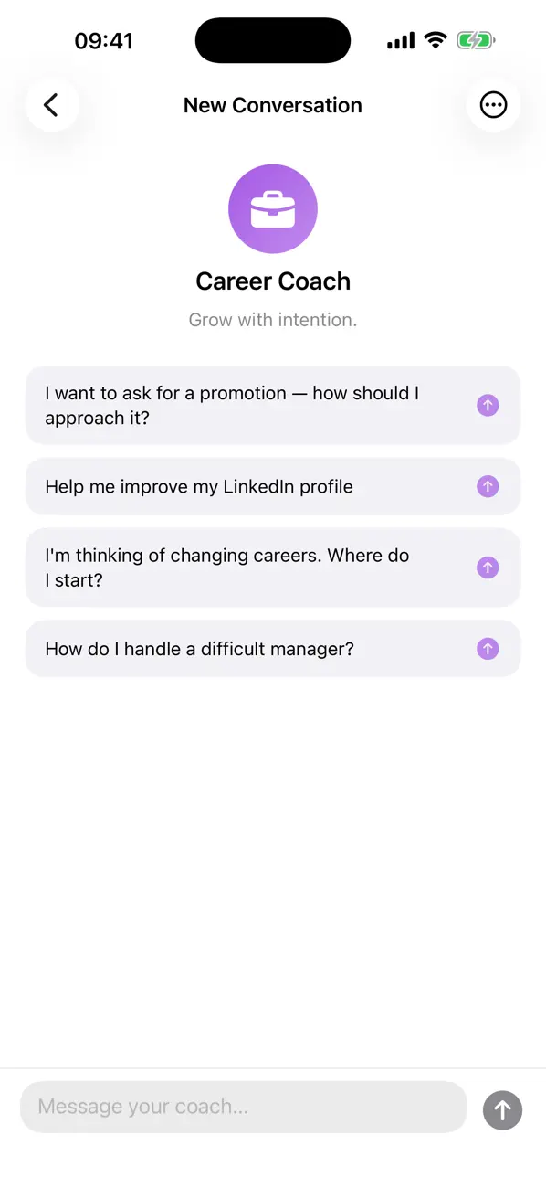 Screenshot #3 pour AI Coach: Personal Mentor