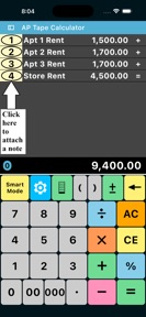 AP Tape Calculator screenshot