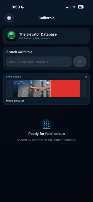 The Elevator Database screenshot 3