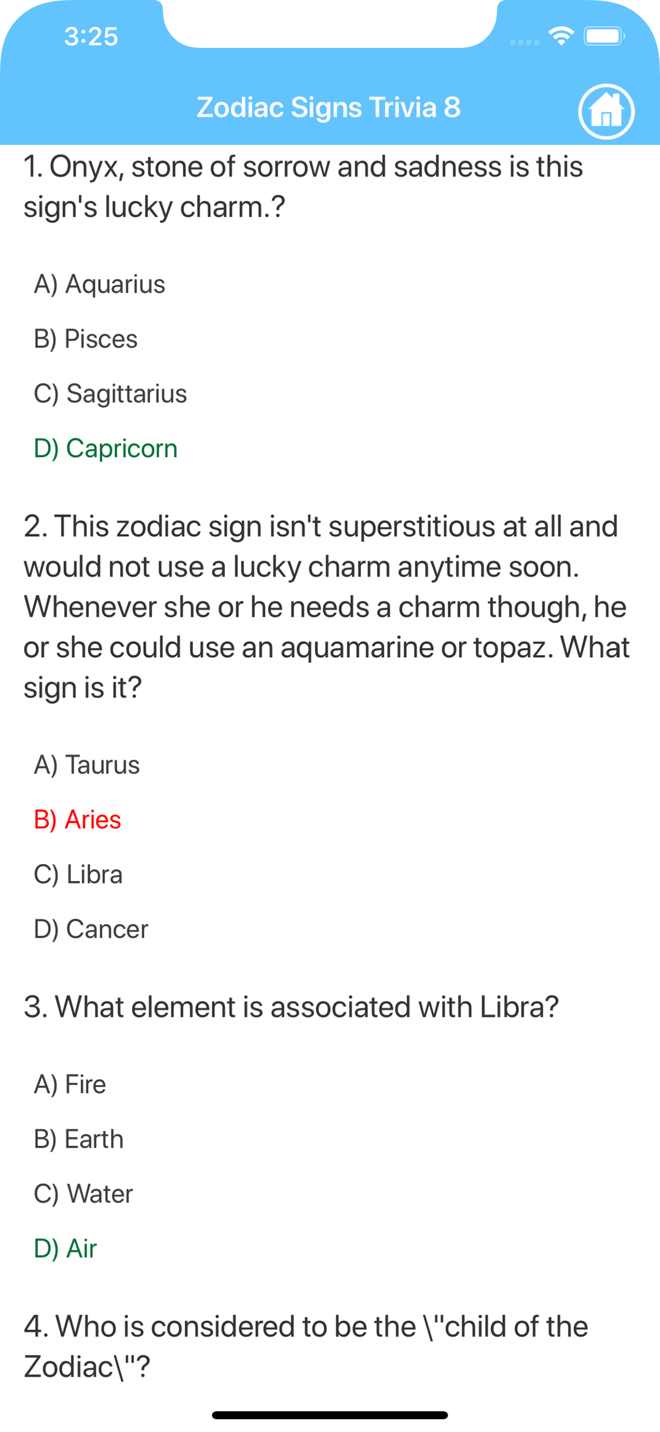 Learn Zodiac Signs screenshot 10