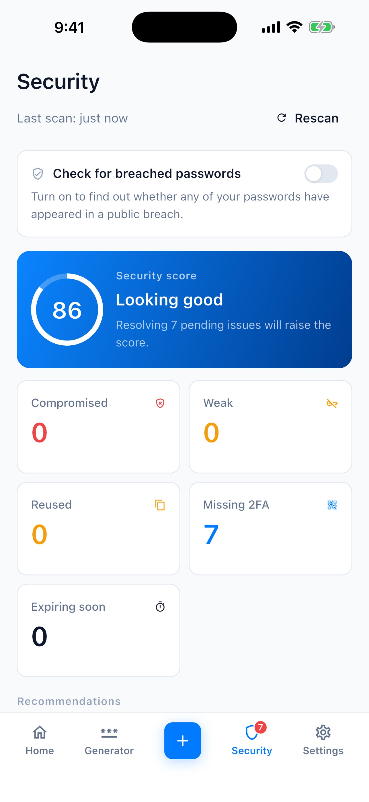 Screenshot 3 of RootKey: AI Coding & Passwords