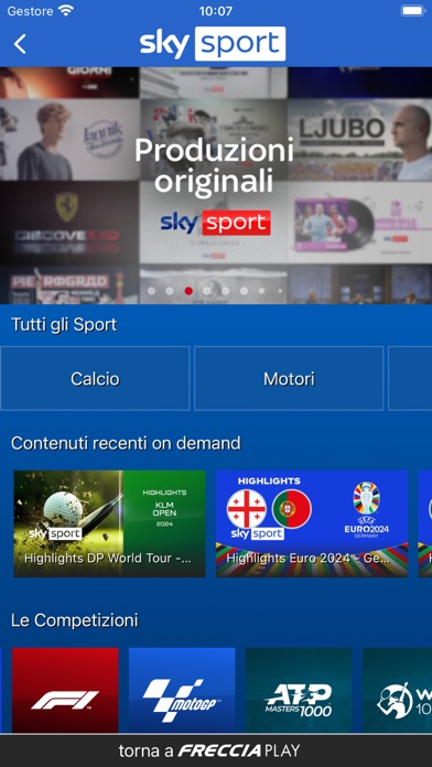 FRECCIAPlay Screenshot