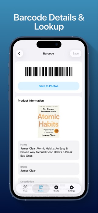 QR & Barcode Scanner: CodeScan Screenshot 4 of 7