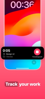 Timesheet tasks: Time Deposit screenshot 1