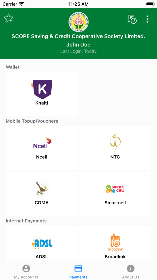 #4. Scope Smart Banking (iOS) Podle: MICRO BANKER NEPAL