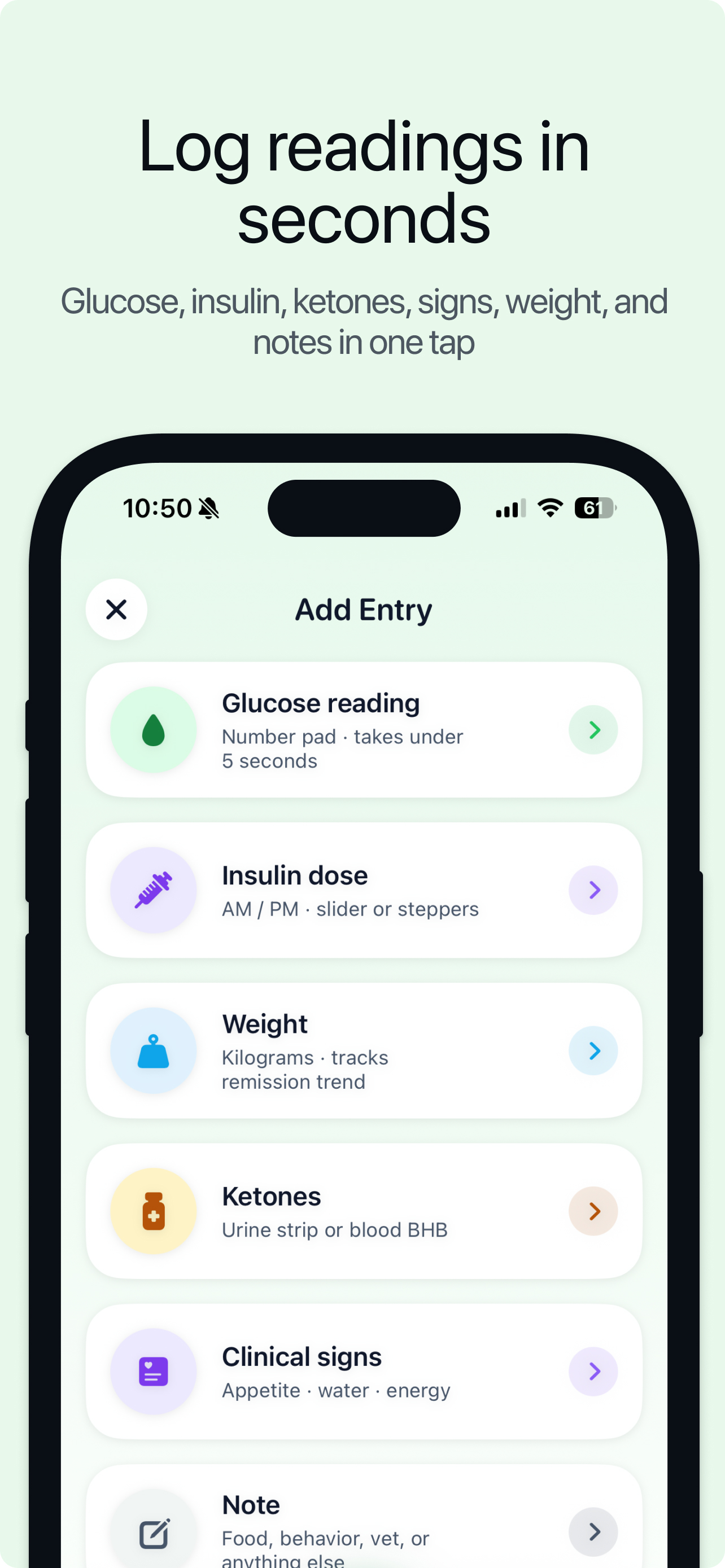 CarePaws: Cat Diabetes Tracker screenshot 2