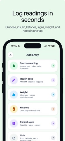 CarePaws: Cat Diabetes Tracker Screenshot 2 of 8