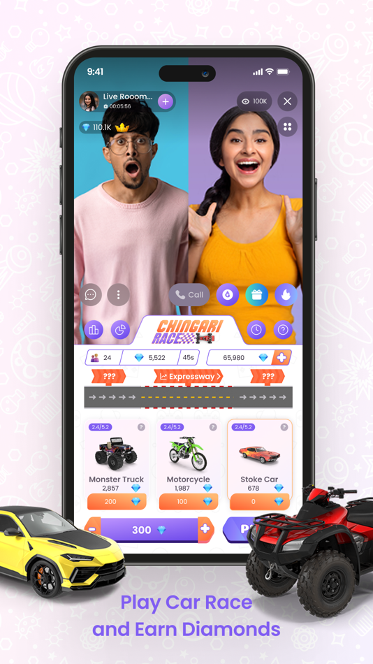 #2. Chingari : Live conversations (iOS) By: Tech4Billion Media Private Limited