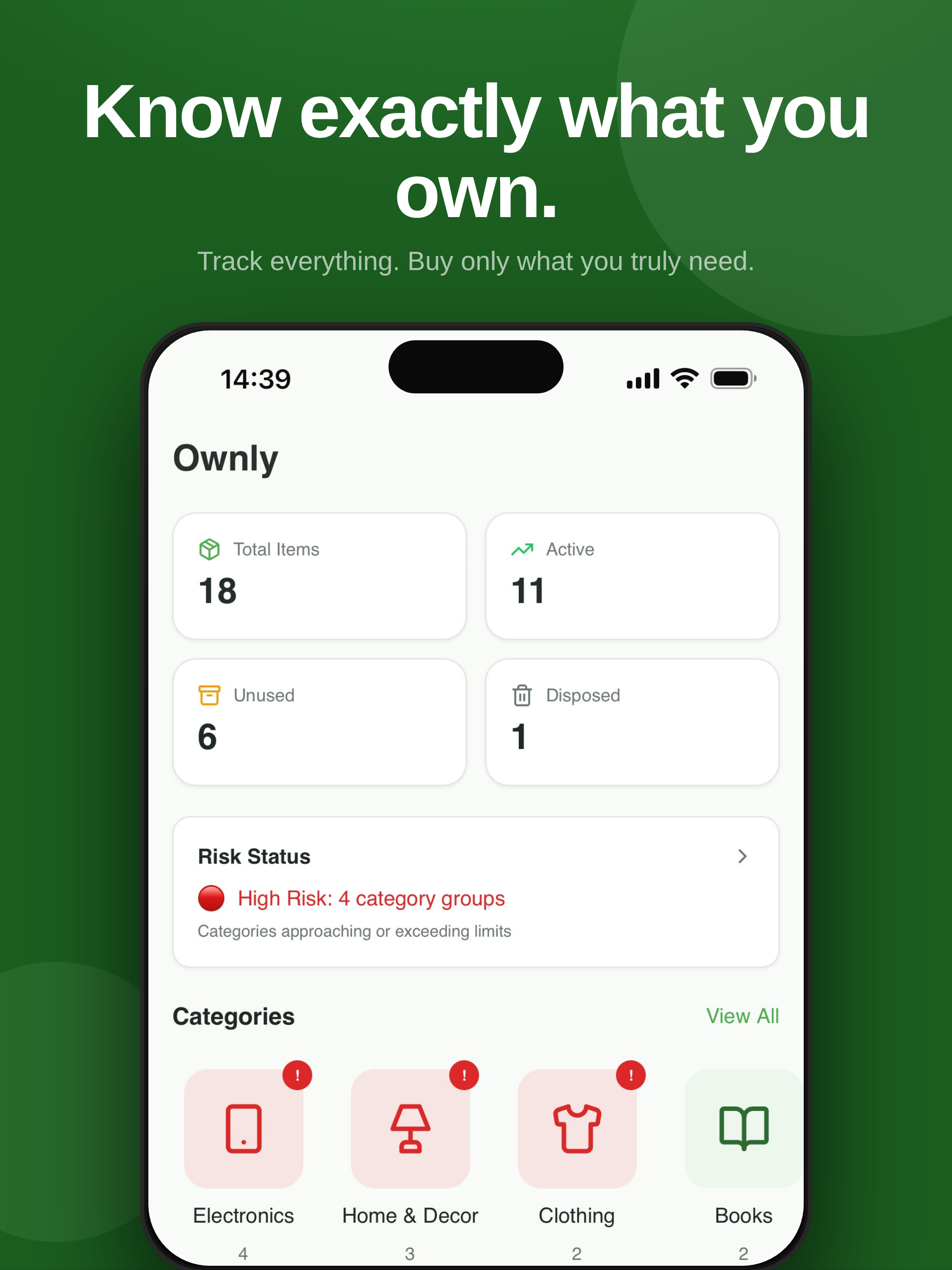 Ownly - Personal Inventory App