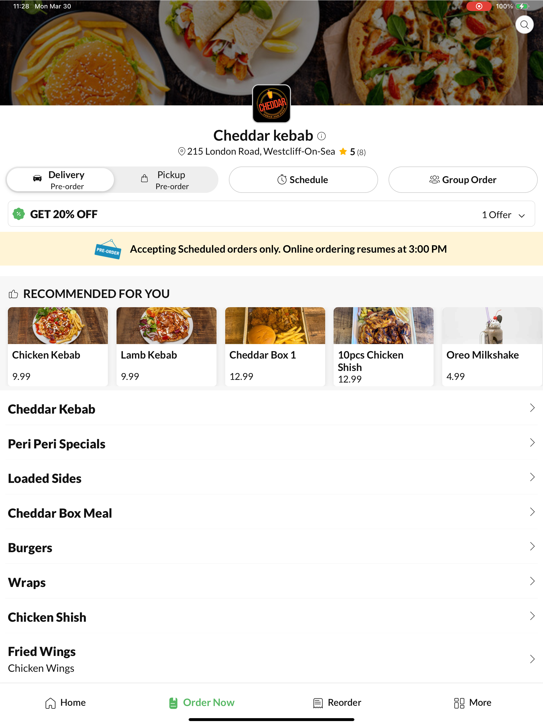 Cheddar kebab screenshot 6