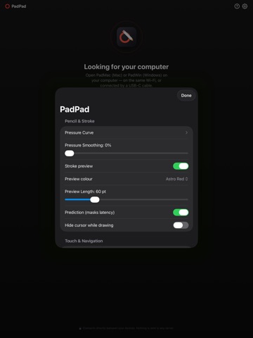 PadPad — Graphics Tablet iPad screenshot