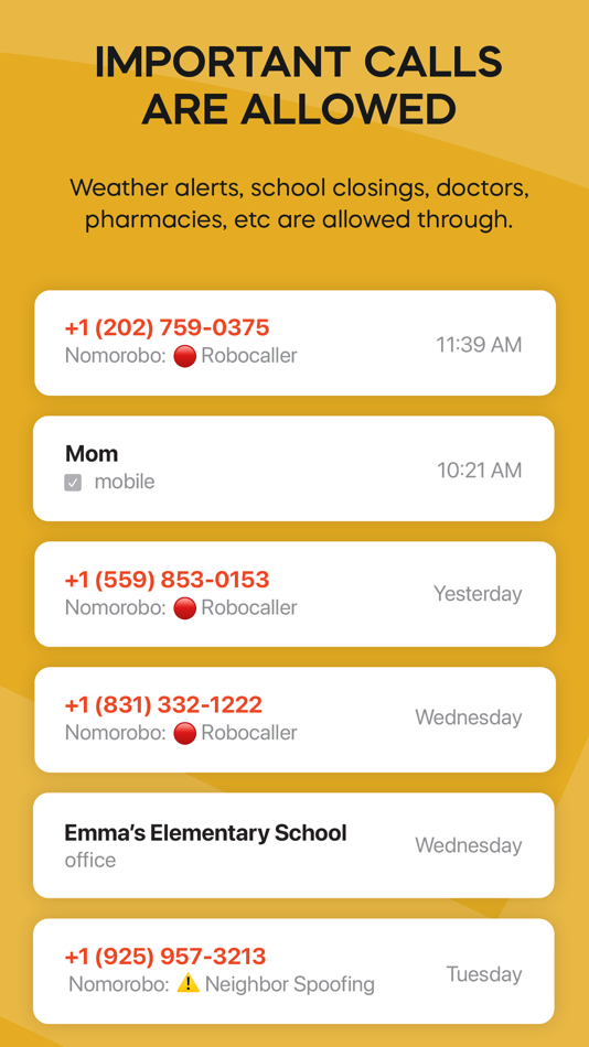 #3. Nomorobo - Robocall Blocker (iOS) 由: Telephone Science Corporation