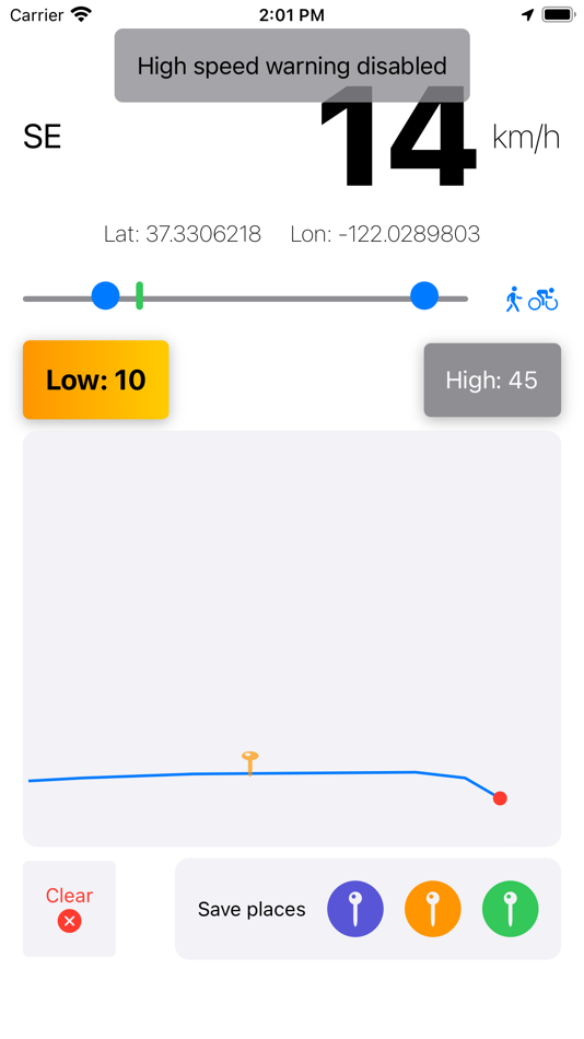 #4. Speedometer and Trails (iOS) 由: Chalil Ramachandran Abhijith