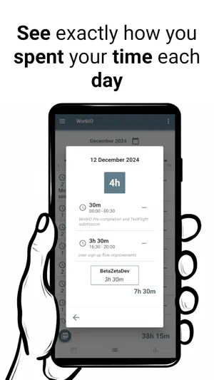 WorkIO Pro - Work Time screenshot 3