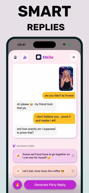 Etkile: AI Reply Wingman screenshot 3