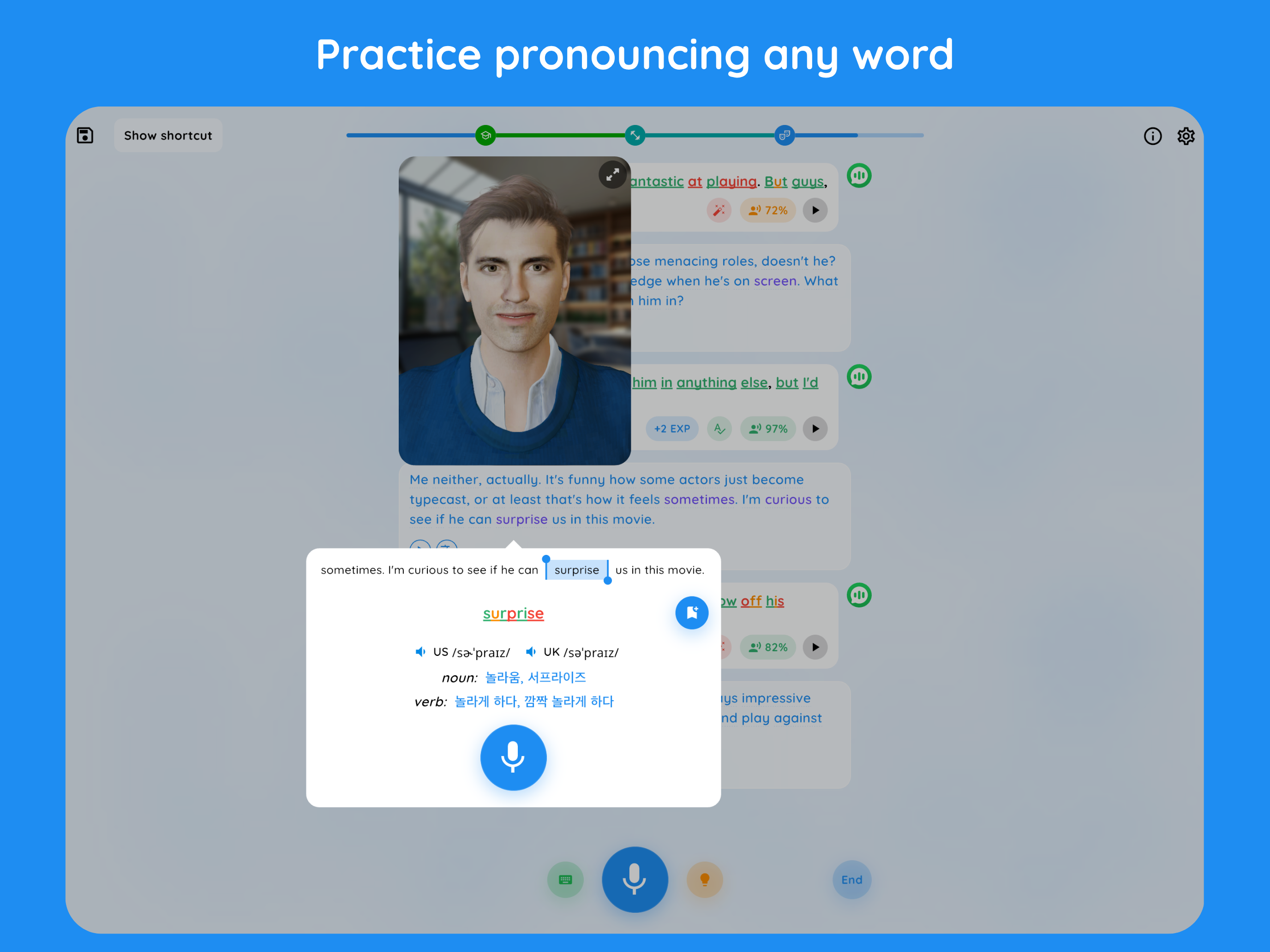 Ligu: Speak English with AI screenshot 13