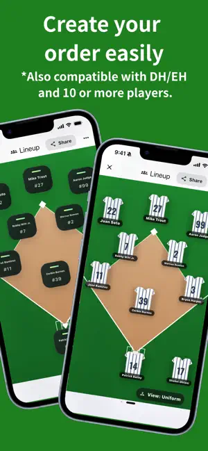 Baseball Lineup Maker screenshot 1