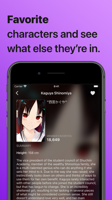 MyAniList iPhone screenshot 5 - Entertainment app