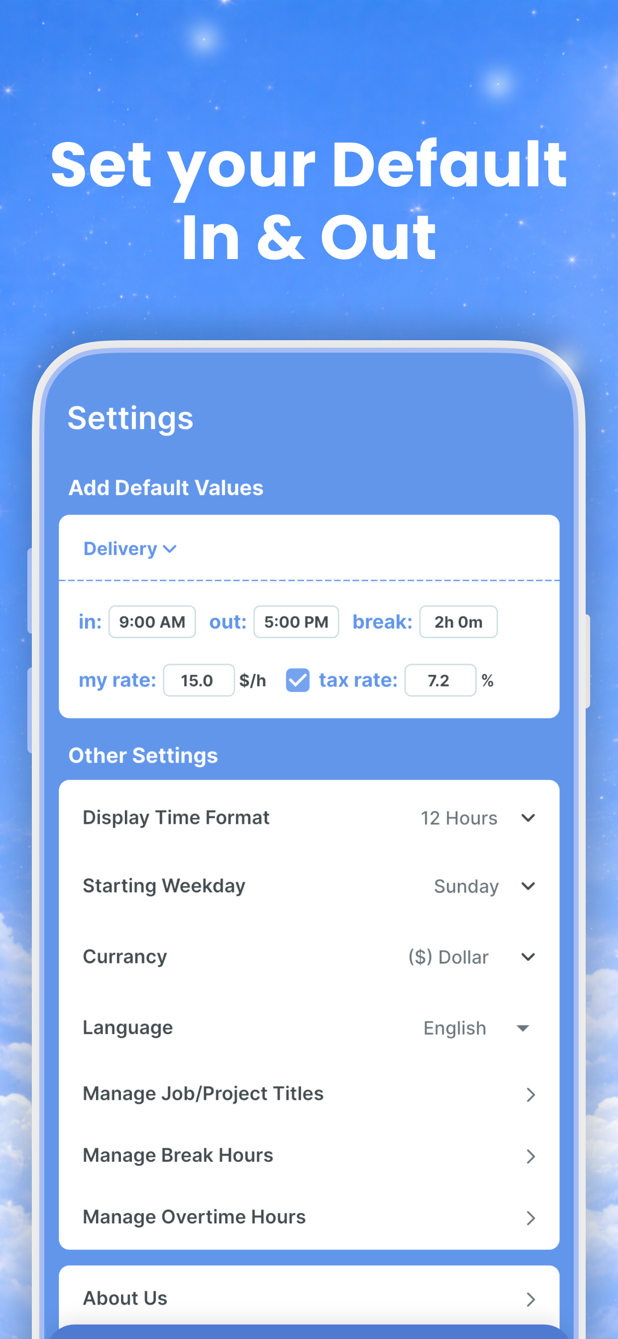 Timesheet & Time Card Tracker screenshot 6