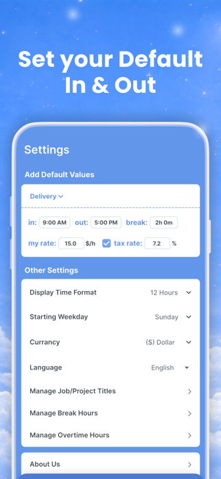 Timesheet & Time Card Tracker Screenshot 6 of 6