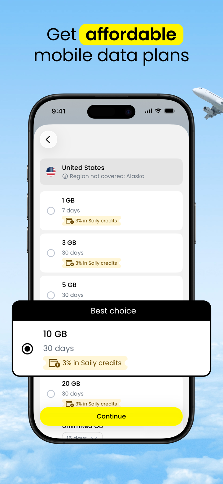Saily eSIM: Travel & Data screenshot 3