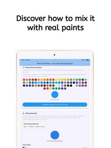 Color Maker Lab iPad screenshot