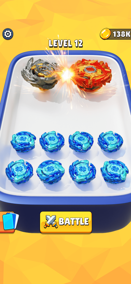 Spinner Battle Merge Master screenshot 1