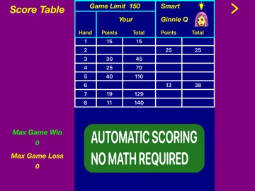 Smartest Gin Rummy Player iPad screenshot