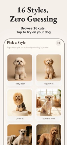 AI Dog Grooming and Haircut iPhone screenshot