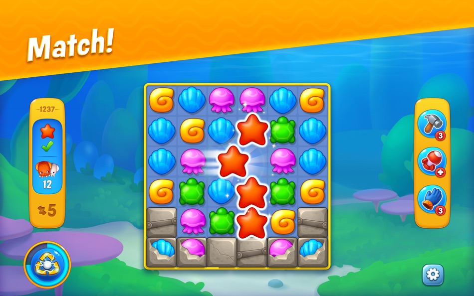 #4. Fishdom (macOS) Podle: Playrix