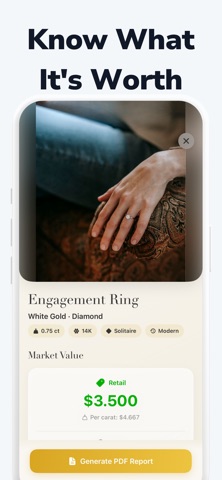 Ring Identifier: Jewelry Value iPhone screenshot