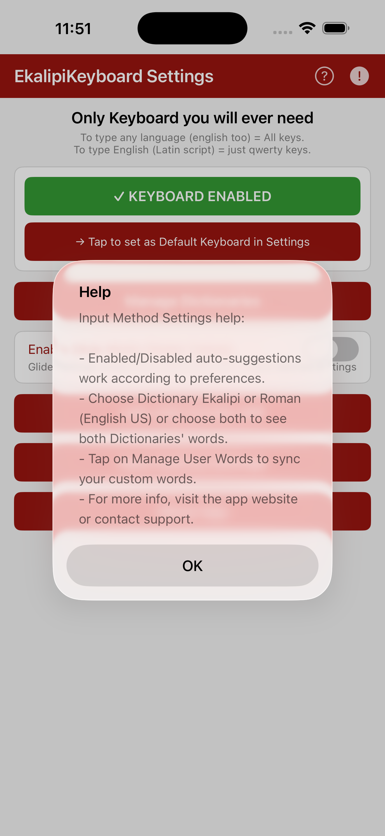 Ekalipi World Keyboard screenshot 10