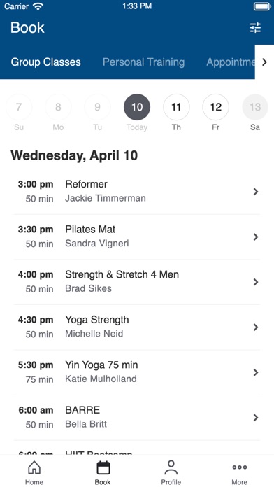 Landfall Fitness Screenshot