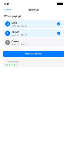 App screenshot