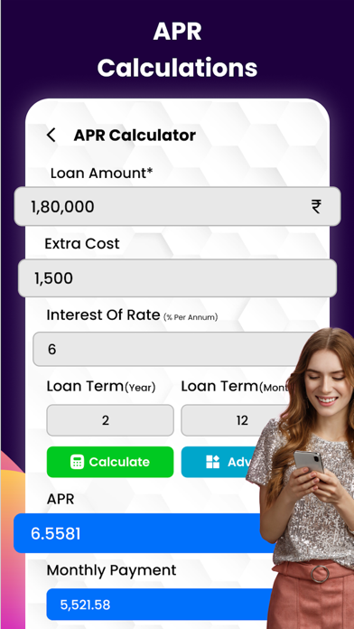Investment Loan EMI Calculator Screenshot