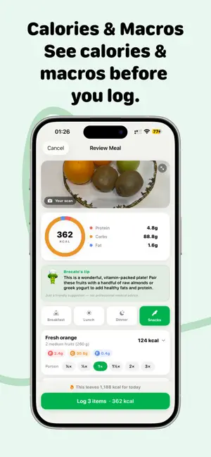 Brocalo: Calorie Counter AI screenshot 2