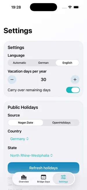 Vacation Tracker ck screenshot 3