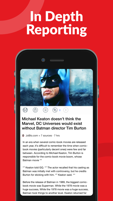 Comics: Heroes, Books & Movies Screenshot