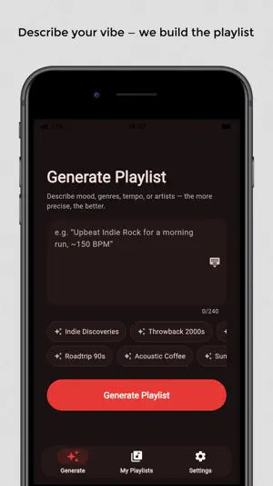 AI Playlist Generator screenshot 1