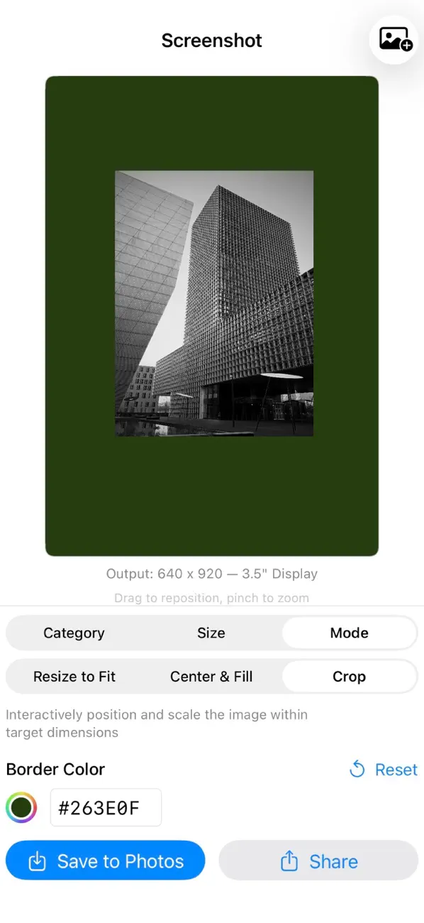 #5. ScreenshotResize (iOS) Podle: Linosec